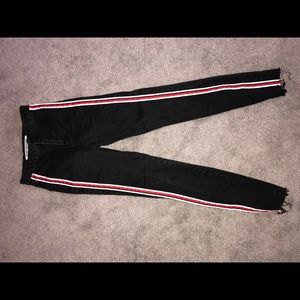 black skinny jeans